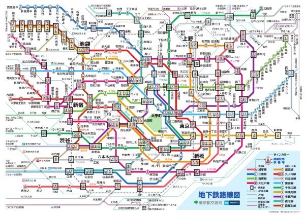 东京地铁详细攻略丨地铁一本通